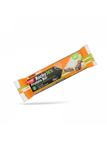 Named sport rocky 36% proteinbar - barretta proteica - gusto triplo cioccolato