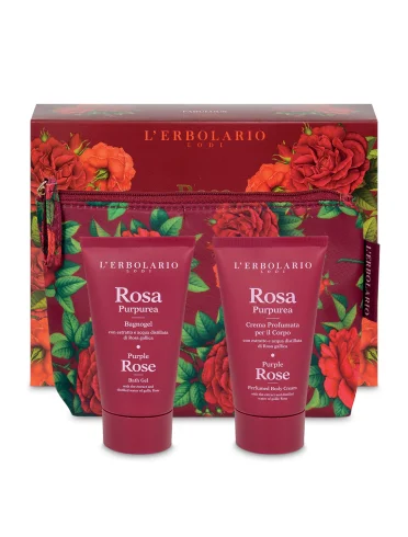 L'erbolario rosa purpurea beauty-pochette favolosa - detergente corpo 75 ml + crema corpo 75 ml L'erbolario rosa purpurea beauty-pochette favolosa - detergente corpo 75 ml + crema corpo 75 ml