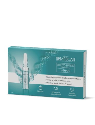 Remescar - trattamento viso lifting istantaneo v-shape - 5 fiale x 2 ml