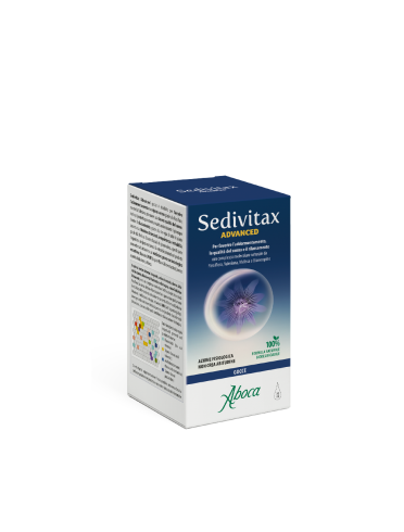 Aboca sedivitax advanced - integratore per favorire il sonno - gocce da 30 ml