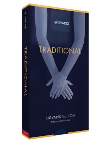 Sigvaris traditional 503 bracciale con guanto corto beige l