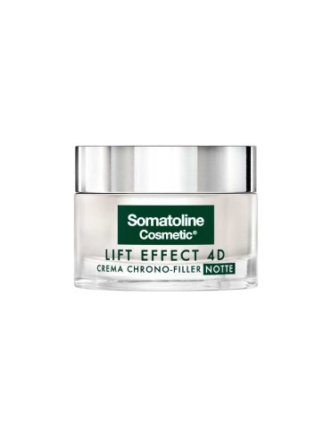 Somatoline cosmetic lift effect 4d - crema viso notte chrono filler - 50 ml
