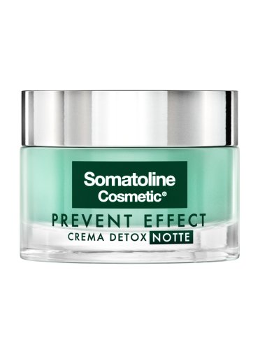 Somatoline cosmetic prevent effect - crema viso notte detox prime rughe - 50 ml