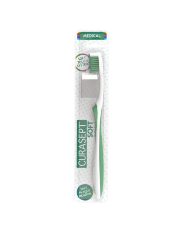 Curasept - spazzolino soft medical colore verde