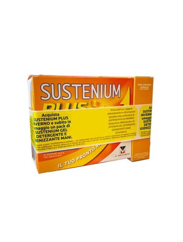 Sustenium plus inverno 22 bustine + gel igienizzante mani 80 ml