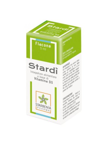 Starbenia pharma - stardì 5 ml - integratore vitamina d3