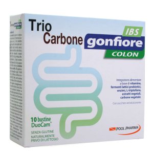 Triocarbone Gonfiore Colon IBS 10 Bustine