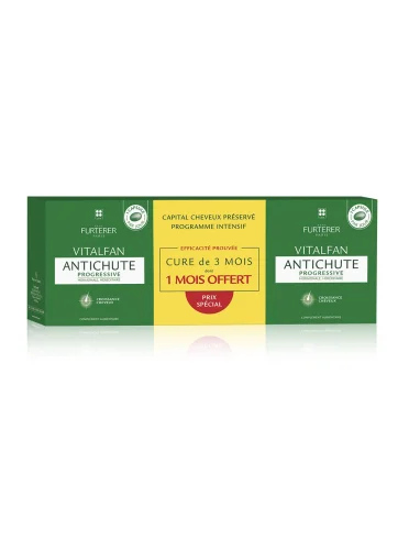 Rene furterer vitalfan progressive - integratore anti-caduta capelli - 3 x 30 capsule