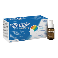 Vitalmix Energia Mente - Integratore per la Funzione Cognitiva - 12 Flaconcini