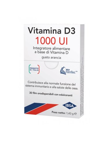 Vitamina d3 1000 ui 30 film orali