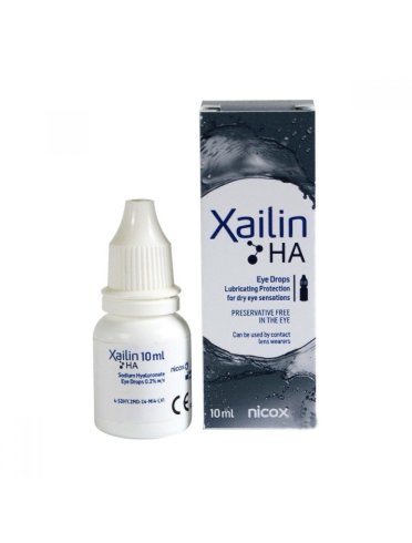 Xailin ha - collirio lubrificante anti-secchezza - 10 ml