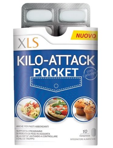 Xls kilo-attack pocket - integratore perdita di peso - 10 compresse