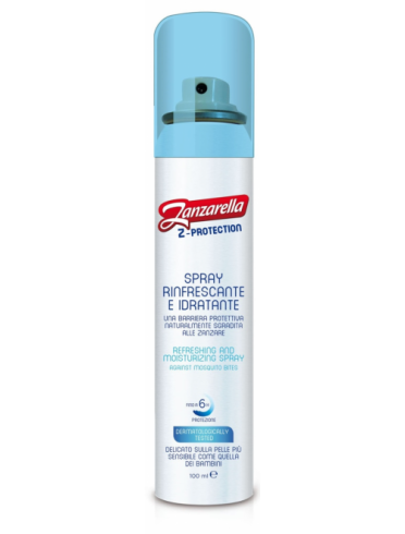 Zanzarella z-protection spray rinfrescante 100 ml