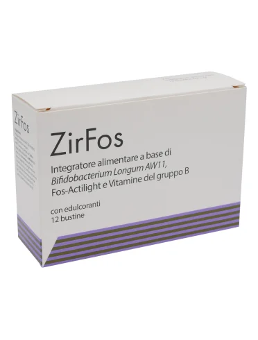 Zirfos - integratore per l'equilibrio della flora intestinale - 12 bustine Zirfos - integratore per l'equilibrio della flora intestinale - 12 bustine