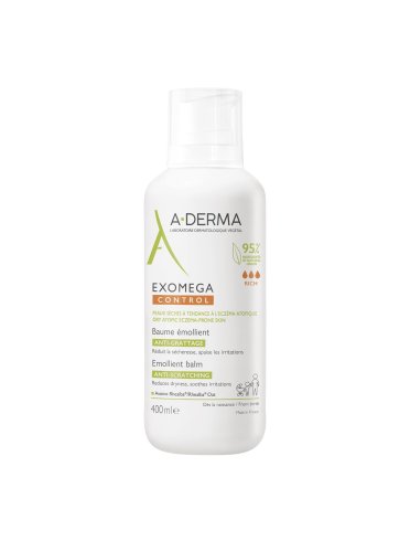 A-derma exomega control - balsamo corpo emolliente per pelle secca - 400 ml