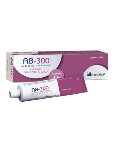 Ab-300 1% - crema ginecologica per trattamento della candida - 30 g