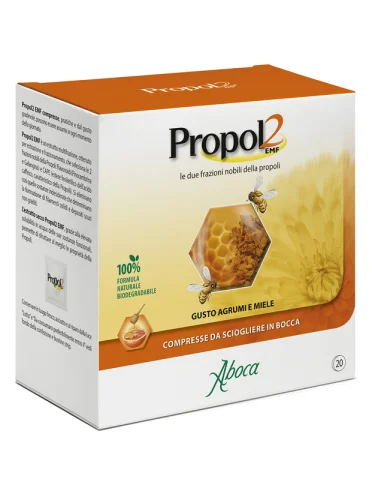 Aboca propol2 emf - integratore vie respiratorie - 20 compresse Aboca propol2 emf - integratore vie respiratorie - 20 compresse
