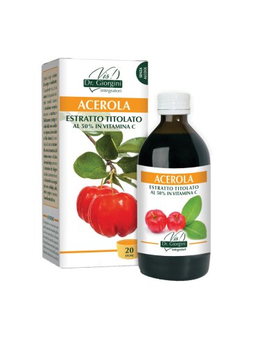 Acerola - estratto titolato al 50% in vitamina c - 200 ml