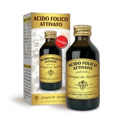 Acido Folico Attivato Liquido Analcolico - Integratore per Stanchezza e Affaticamento - 100 ml