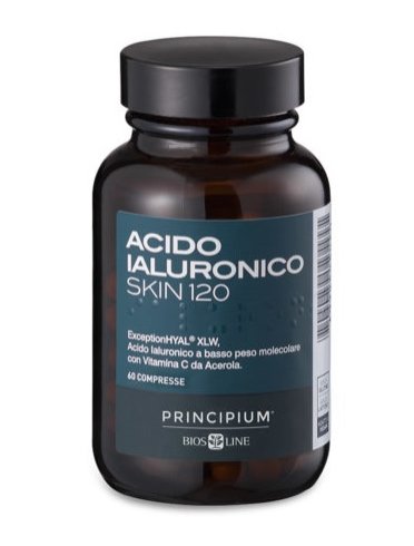 Principium acido ialuronico skin 120 - integratore per il benessere delle articolazioni - 60 compresse