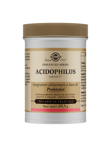 Solgar acidophilus - integratore di probiotici - 50 capsule vegetali