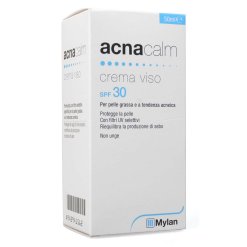 Acnacalm - Crema Viso Idratante per il Trattamento dell'Acne - 50 ml