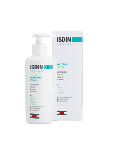 Isdin acniben repair - detergente viso delicato - 180 ml