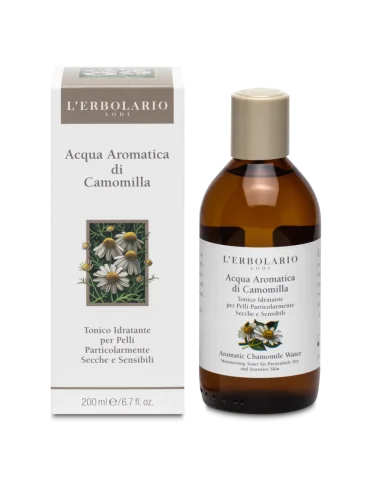 L'erbolario acqua aromatica camomilla - tonico idratante per pelli secche e sensibili - 200 ml L'erbolario acqua aromatica camomilla - tonico idratante per pelli secche e sensibili - 200 ml