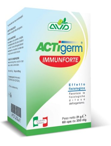 Actigerm immunforte - integratore per difese immunitarie - 60 capsule