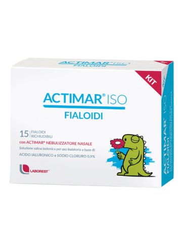 Actimar iso - kit soluzione isotonica - nebulizzatore nasale + 15 fiale x 5 ml