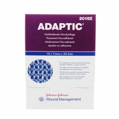 Adaptic Medicazione Non Aderente Sterile 7,6x7,6 cm - 10 Pezzi