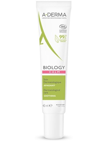 A-derma biology calm - crema viso lenitiva idratante - 40 ml