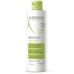 A-Derma Biology - Latte Micellare Detergente Struccante Viso - 400 ml
