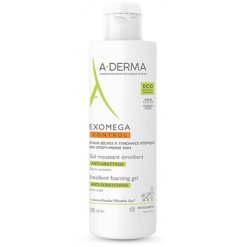 A-Derma Exomega Control - Gel 2 in 1 Detergente Corpo Emolliente per Pelle Secca - 500 ml