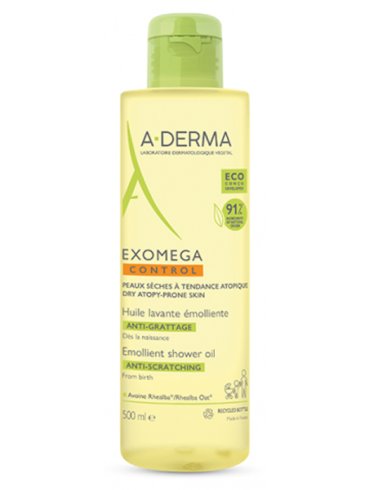 A-derma exomega control - olio lavante detergente corpo emolliente - 500 ml