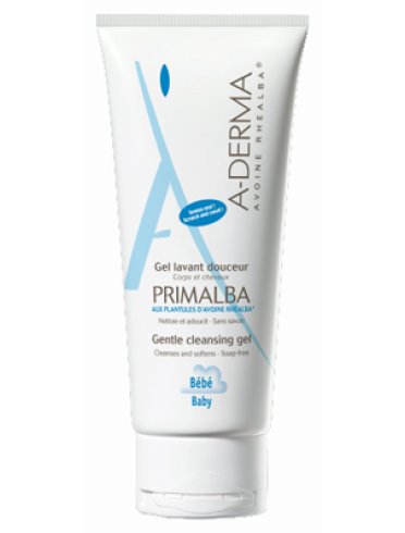 A-derma primalba - gel lavante 2 in 1 detergente corpo e capelli - 200 ml
