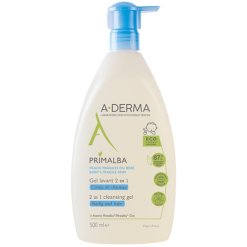 A-Derma Primalba - Gel Lavante 2 in 1 Detergente Corpo e Capelli - 500 ml