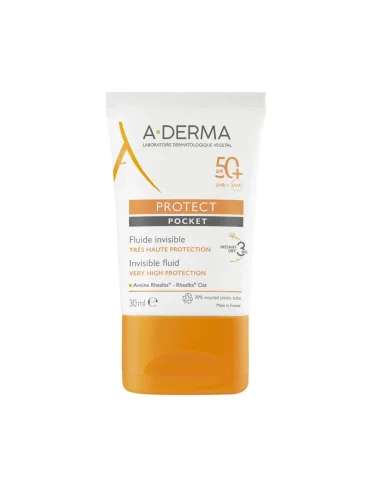 A-derma protect pocket - fluido viso solare con protezione molto alta spf 50+ - 30 ml A-derma protect pocket - fluido viso solare con protezione molto alta spf 50+ - 30 ml