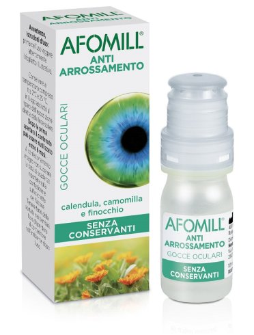 Afomill antiarrossamento - collirio senza conservanti per occhi arrossati - 10 ml