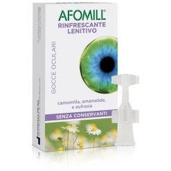 Afomill Rinfrescante Lenitivo - Collirio Oculare Idratante - 10 Flaconcini