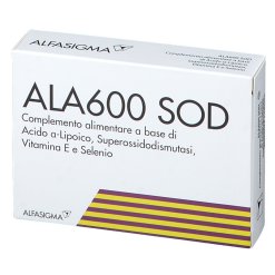 ALA600 SOD - Integratore Alimentare Antiossidante - 20 Compresse