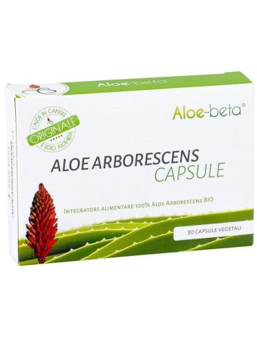 Aloe beta aloe arborescens integratore 30 capsule