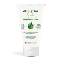 Aloe Vera Gel - Gel Corpo Bio Puro al 100% Idratante e Lenitivo - 150 ml