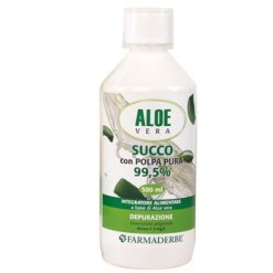 Aloe Vera Succo con Polpa Pura Integratore Depurativo 500 ml