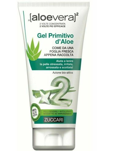 Zuccari aloevera2 gel primitivo d'aloe - gel corpo idratante e protettivo - 150 ml