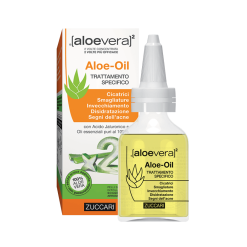 Zuccari Aloevera2 Aloe-Oil - Olio Cosmetico per Cicatrici e Smagliature Corpo - 50 ml