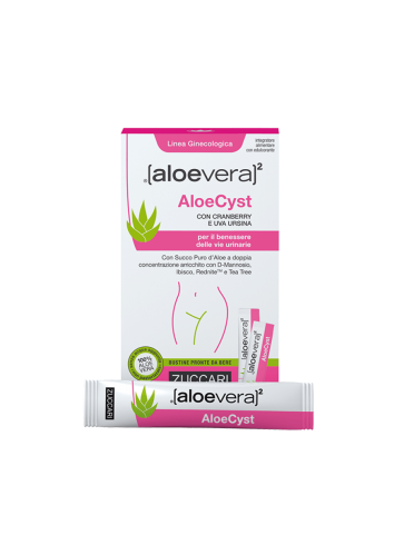 Zuccari aloevera2 aloecyst - integratore per vie urinarie - 15 bustine