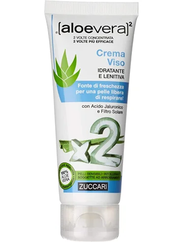 Zuccari aloevera2 - crema viso idratante e lenitiva - 50 ml Zuccari aloevera2 - crema viso idratante e lenitiva - 50 ml