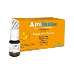 Amilax 600 - Integratore di Pappa Reale - 10 Flaconcini x 10 ml
