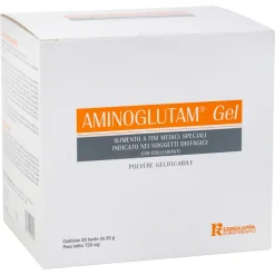 Aminoglutam Gel - Alimento a Fini Medici Speciali Proteico - 30 Bustine